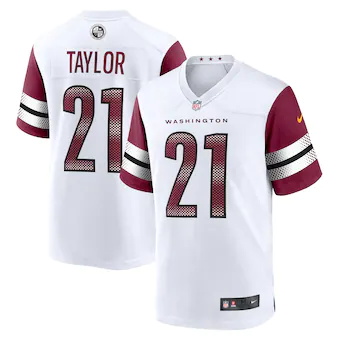 mens nike sean taylor white washington commanders retired p